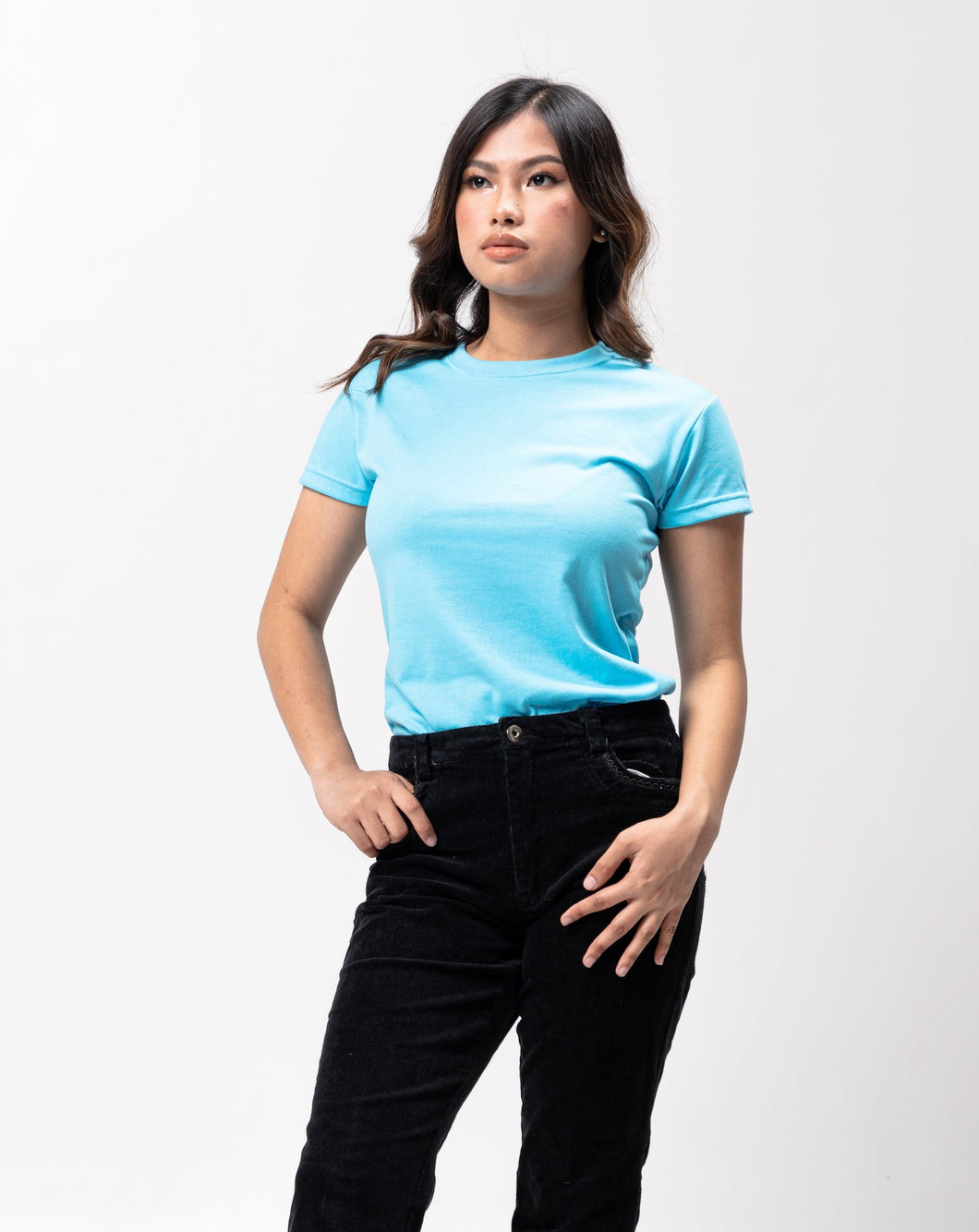 Persian Blue Sun Plain Women's T-Shirt