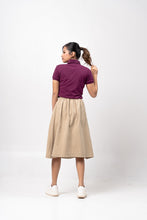 Load image into Gallery viewer, Magenta Classique Plain Women&#39;s Polo Shirt
