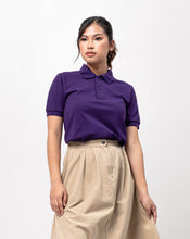 Load image into Gallery viewer, Purple Classique Plain Women&#39;s Polo Shirt
