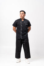 Load image into Gallery viewer, Short Sleeve Chef Uniform with Piping Detail
