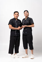 Load image into Gallery viewer, Short Sleeve Chef Uniform with Piping Detail
