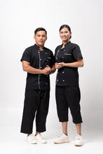 Load image into Gallery viewer, Short Sleeve Chef Uniform with Piping Detail
