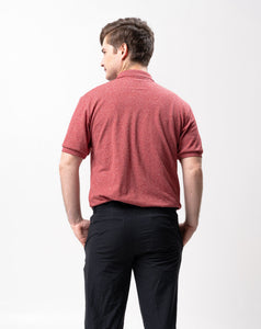 Acid Red Maroon Classique Plain Polo Shirt
