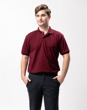 Load image into Gallery viewer, Dark Maroon Classique Plain Polo Shirt
