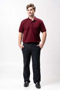 Dark Maroon Classique Plain Polo Shirt