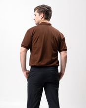 Load image into Gallery viewer, Choco Brown Classique Plain Polo Shirt
