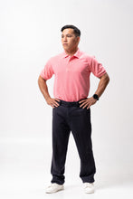 Load image into Gallery viewer, Peach Pink Classique Plain Polo Shirt

