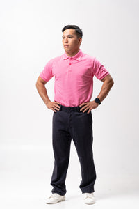 Giordano Pink Classique Plain Polo Shirt