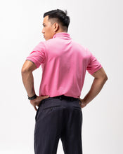 Load image into Gallery viewer, Giordano Pink Classique Plain Polo Shirt
