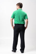 Load image into Gallery viewer, Energy Green Mini Stripes Classique Plain Polo Shirt
