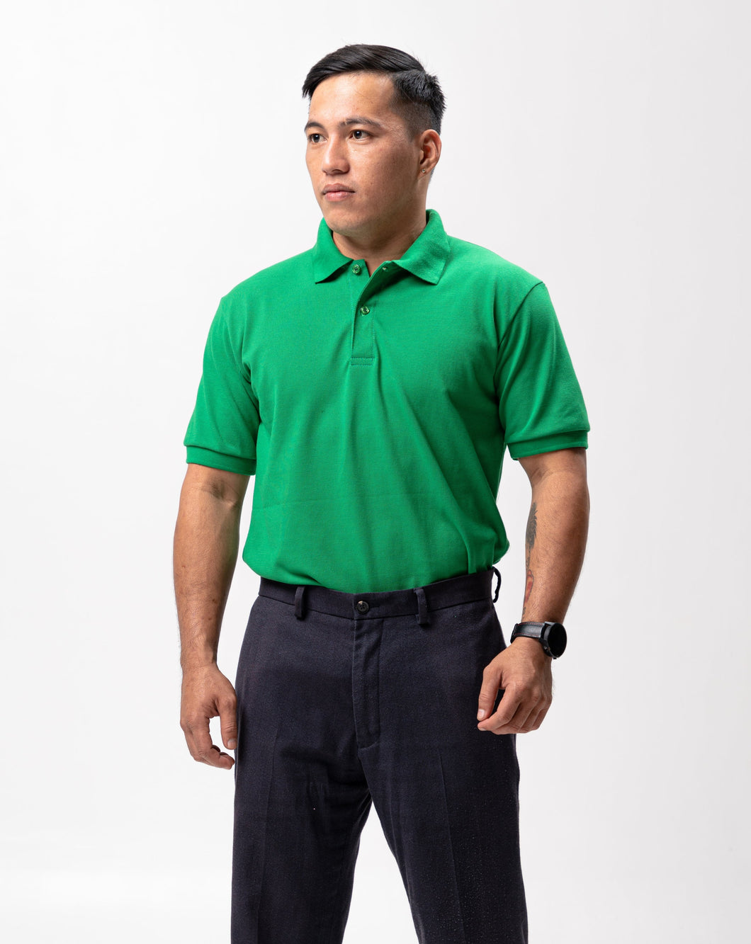 Forest Green Classique Plain Polo Shirt