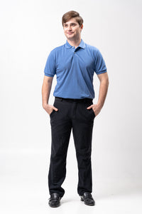 Turquoise Sea Blue Classique Plain Polo Shirt