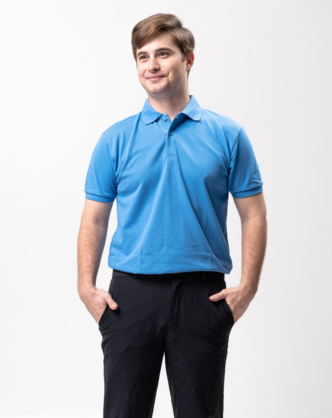 Light Sky Blue Classique Plain Polo Shirt