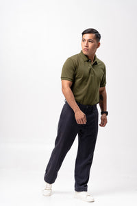 Covert Green Classique Plain Polo Shirt
