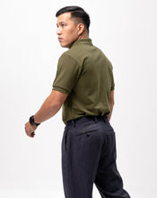 Load image into Gallery viewer, Covert Green Classique Plain Polo Shirt
