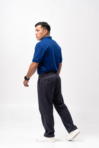 Dark Aqua Blue Classique Plain Polo Shirt
